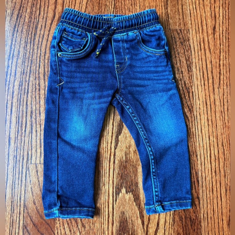 Cat & Jack Denim Kids Stylish Boy Jeans - Size 9-12 months